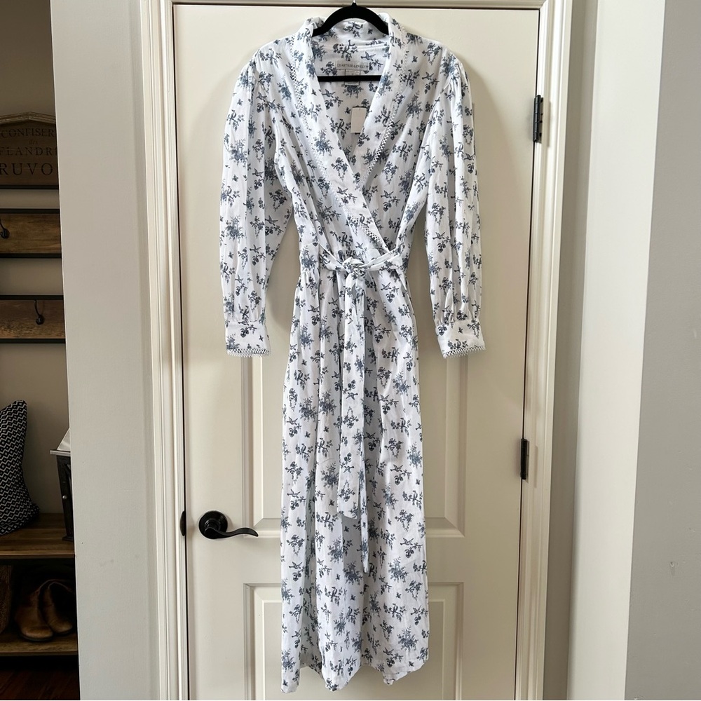 Crabtree & Evelyn Women’s Cotton Robe, Size M, Brand New with Tags